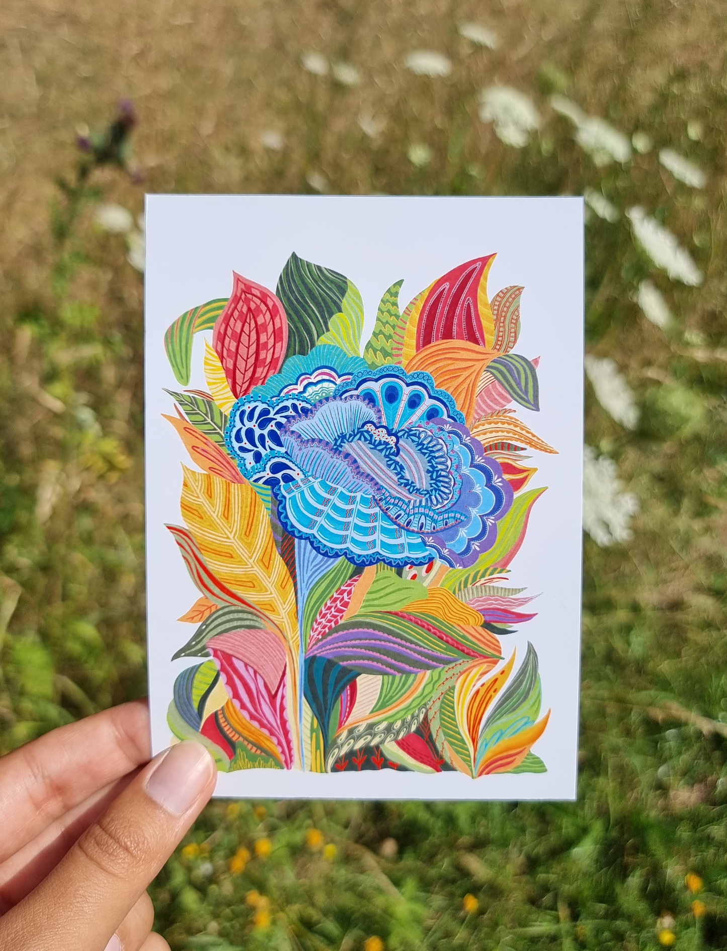 postcard "blossom"